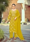 Nandini By Woodee Slub Rayon Kurti With Bottom Dupatta
